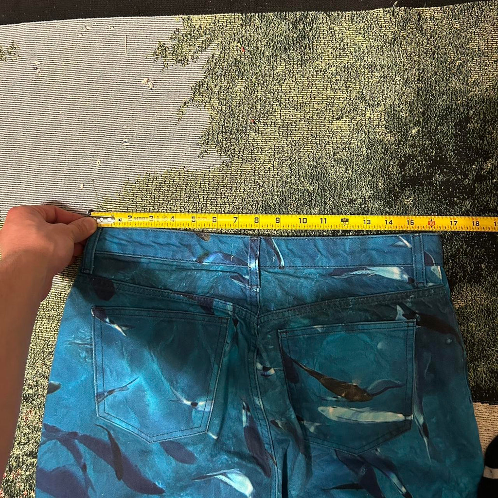 Zara Blue Fish Jeans – Size 32x32, Great Condition