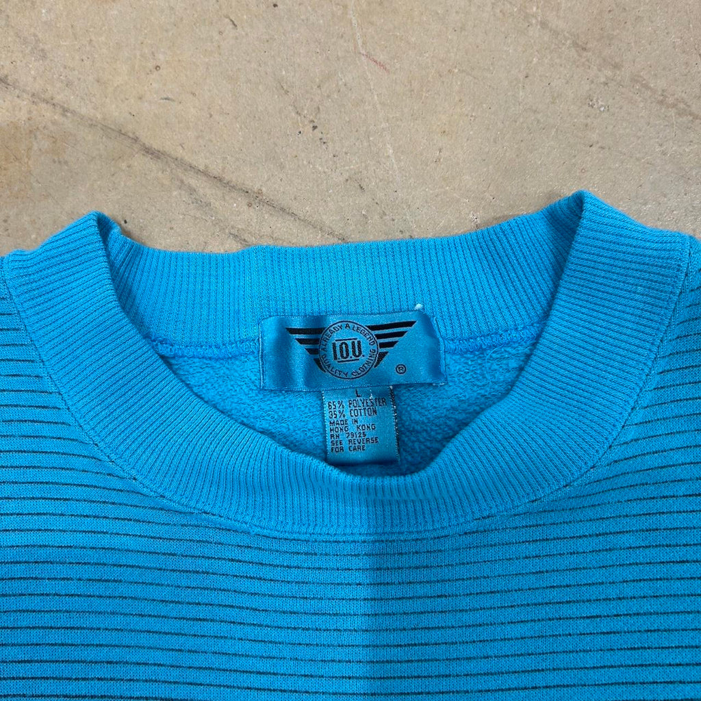 1990s Baby Blue World Class Crewneck – Size L, Great Condition