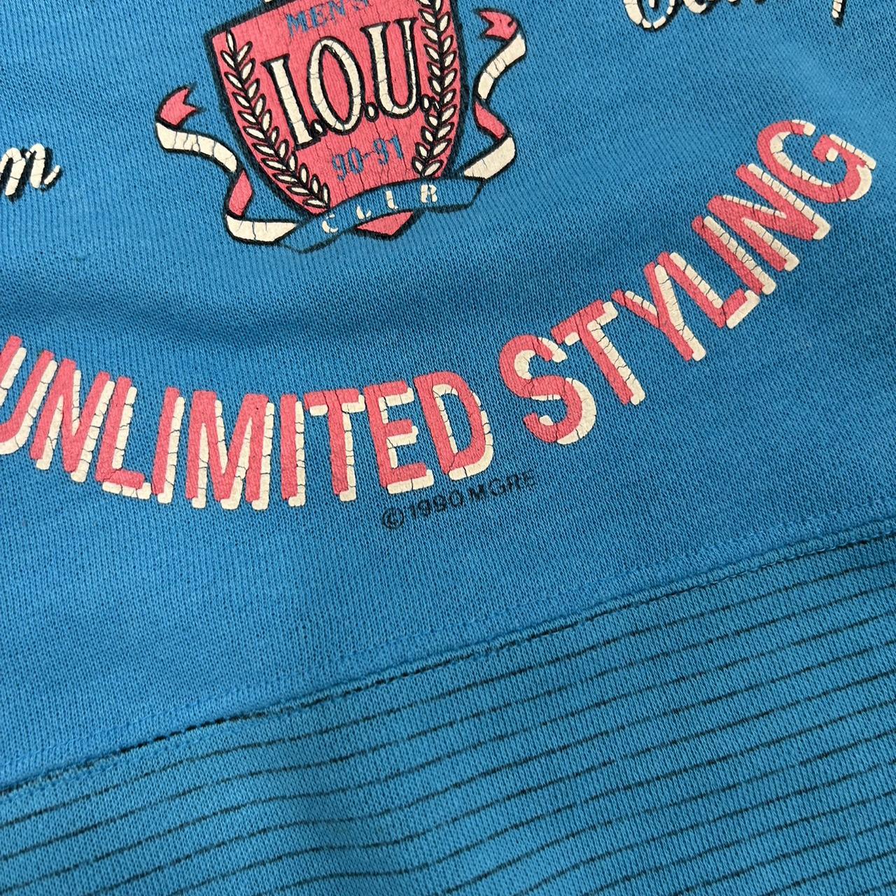 1990s Baby Blue World Class Crewneck – Size L, Great Condition