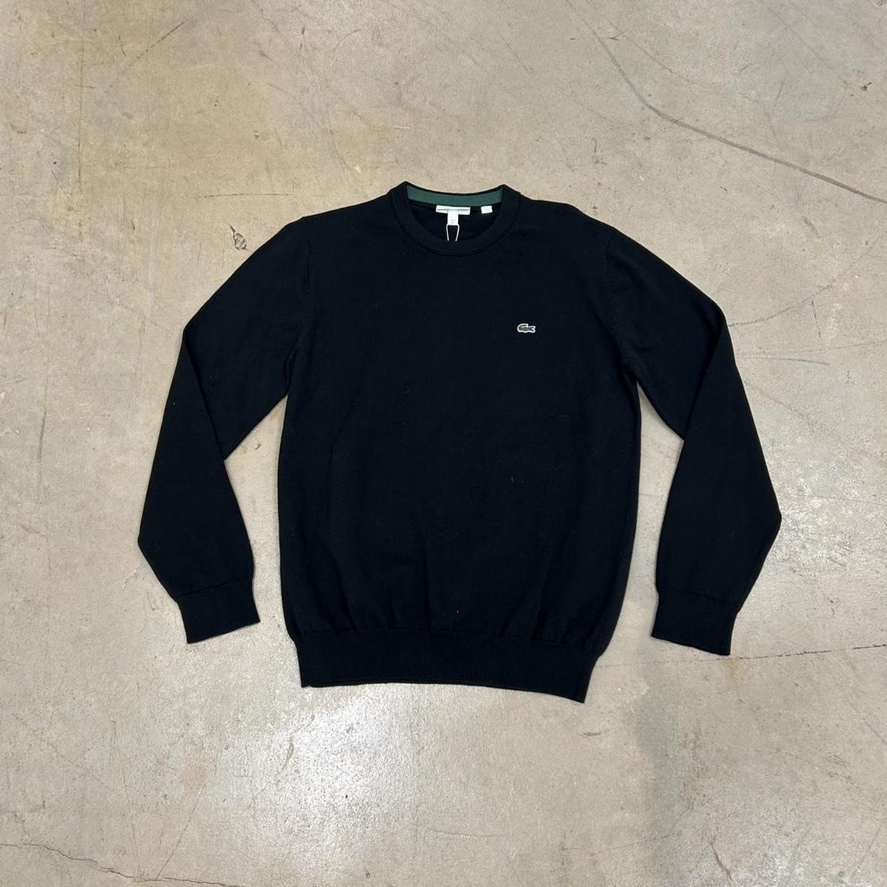 Lacoste Black Sweater – Size L, Brand New with Tags
