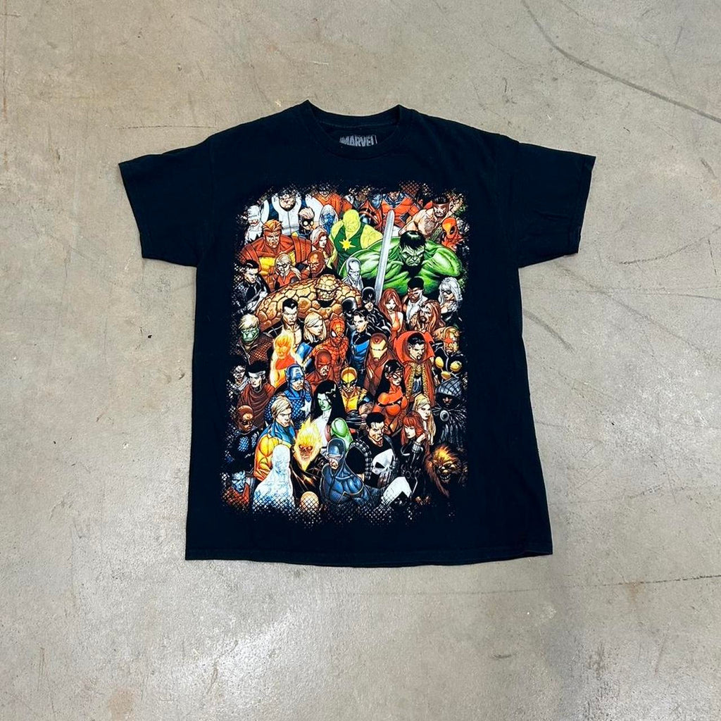 Marvel Mad Engine All Characters Shirt – Size M, Good Condition