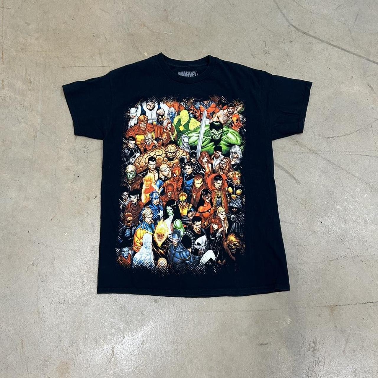 Marvel Mad Engine All Characters Shirt – Size M, Good Condition