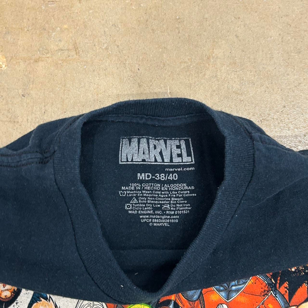 Marvel Mad Engine All Characters Shirt – Size M, Good Condition