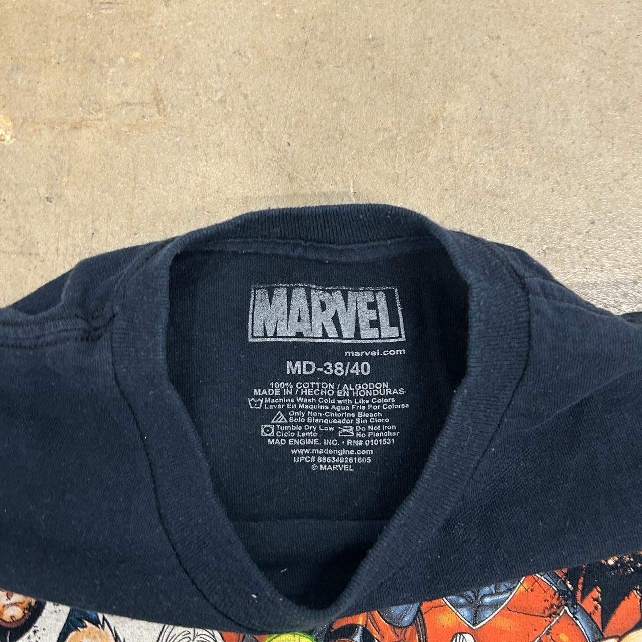 Marvel Mad Engine All Characters Shirt – Size M, Good Condition